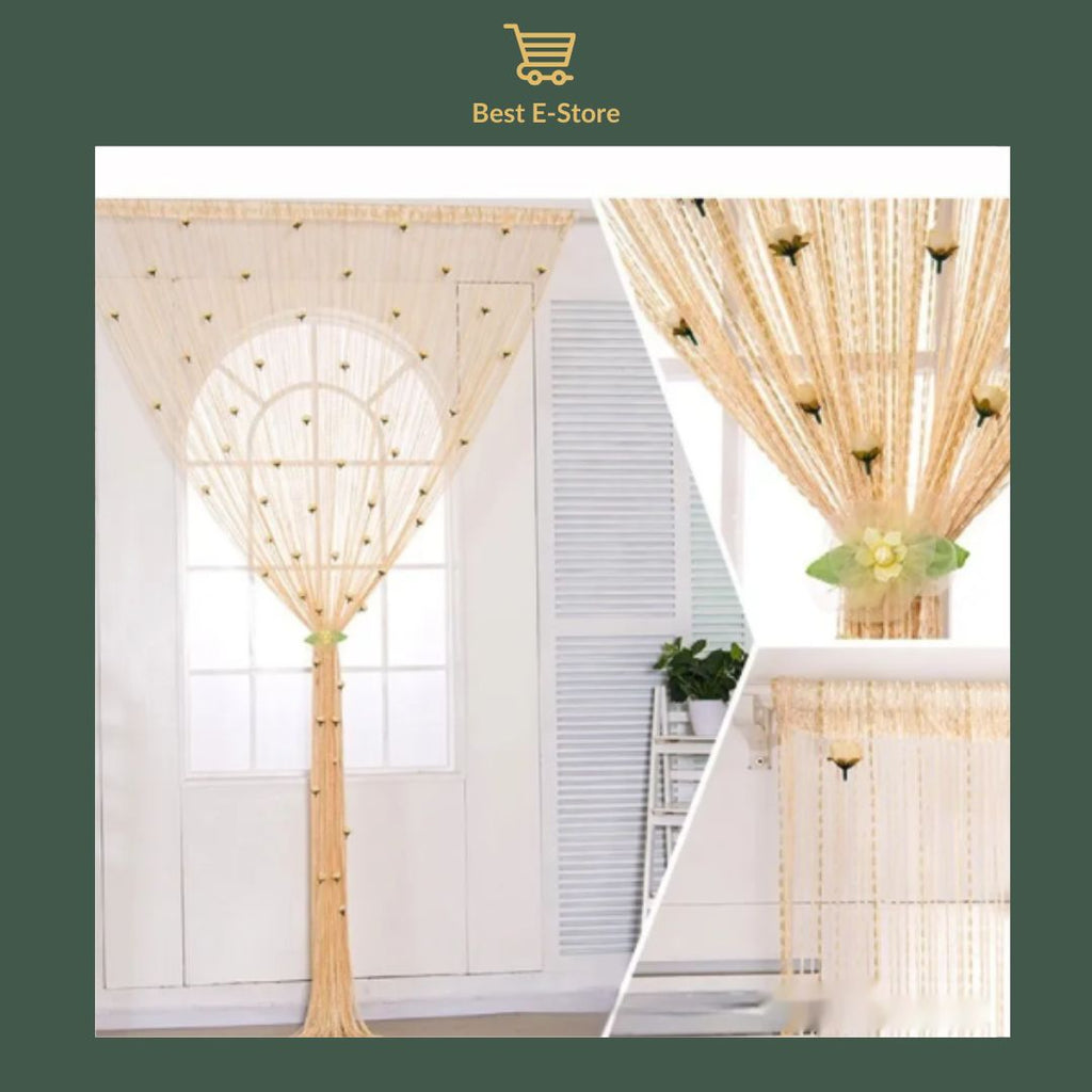 ✨ Elegant Beaded Door Curtain: Add Style & Charm to Any Space ✨