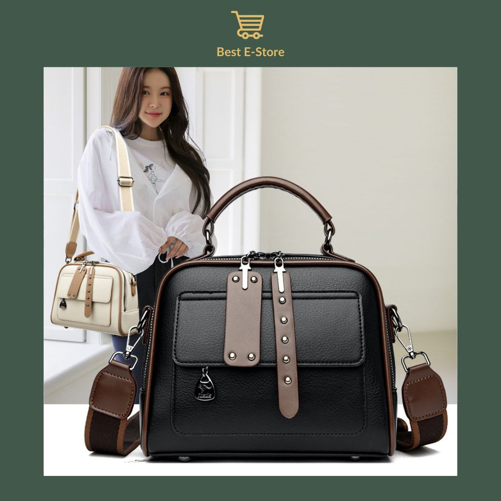 👜 Elegante Leder-Umhängetasche: Stilvoll & geräumig ✨