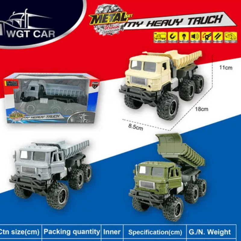 Pull Back Medical Truck Model (with light and music) for Children Toy Car