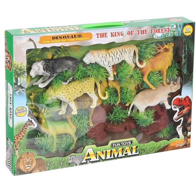 Animal Fun Toys The King of The Forest Set for Kids, Large Size