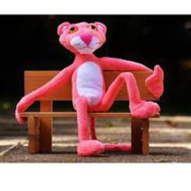 Pink Penther stuffed toy