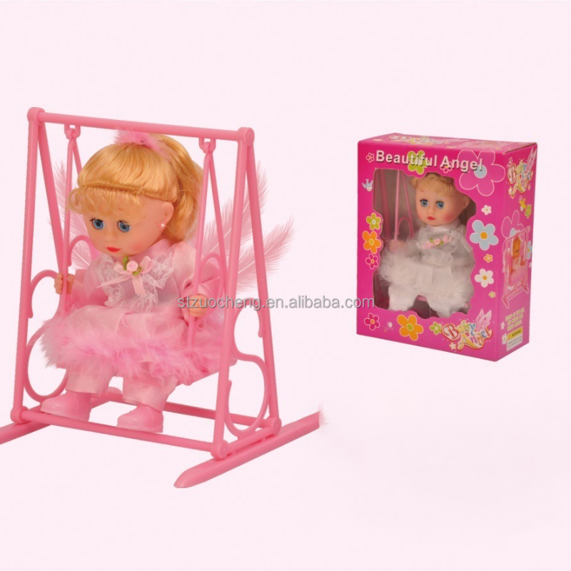 Baby Angel Swing Doll Light and Music Battery operated