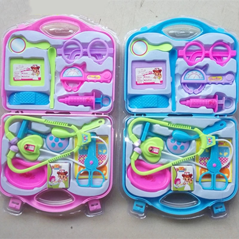 Doctor Set Laptop Case Medical Kit Educational Children Toy