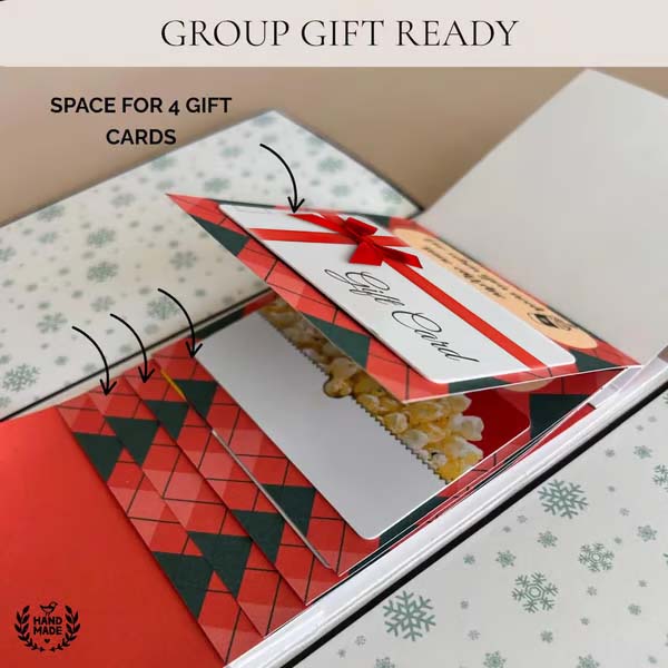 ⏰LAST DAY 50% OFF - 🎅✨Handmade Christmas Gift Card Holder